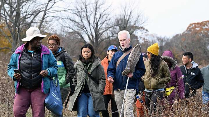 Latino Outdoors, Nature Conservancy partner to rebuild meadow ecosystem on pollinator walk