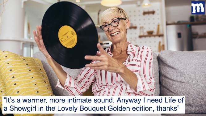 Gran getting into vinyl