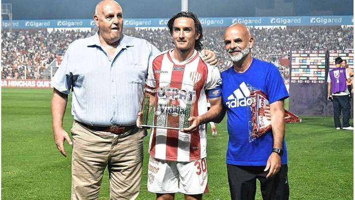 Unión reconoció al capitán Mauro Pittón por sus 200 partidos