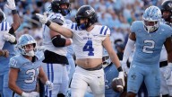 Fake FG call, Castle's 3 rushing scores help Duke hold off rival UNC 32