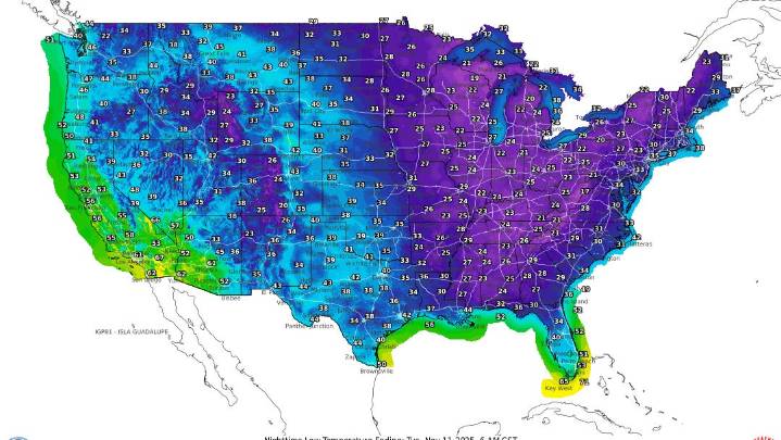How cold will temps get in Florida? Maps show as Arctic blast hits US