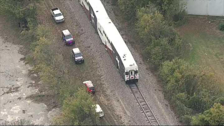 Child killed, adult injured in crash involving car and train in Tarrant County, officials say