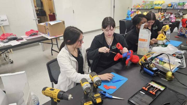 Volunteers will adapt more than 200 toys in less than 4 hours for children with disabilities