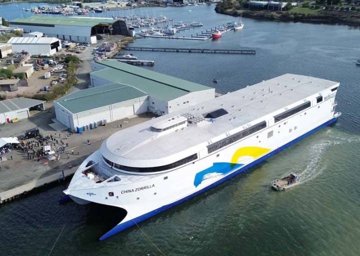 Buquebus retrasa el debut del ferry eléctrico «China Zorrilla»