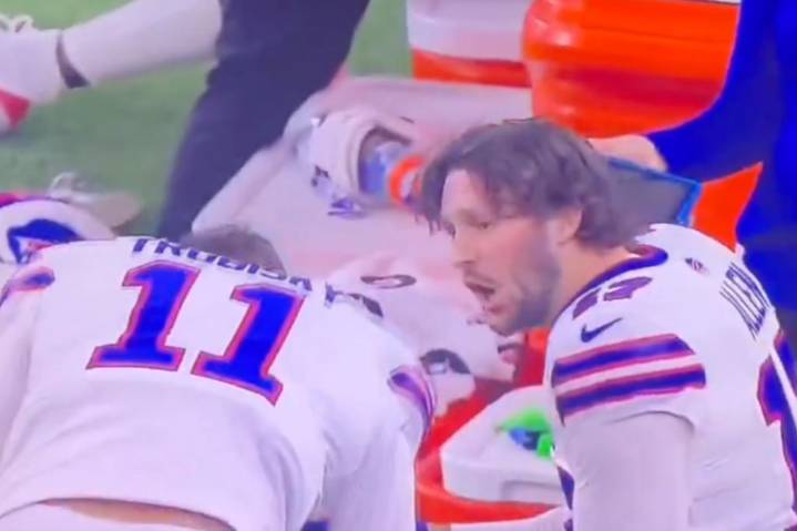 Josh Allen slams helmet in frustration as Bills lose heartbreaker