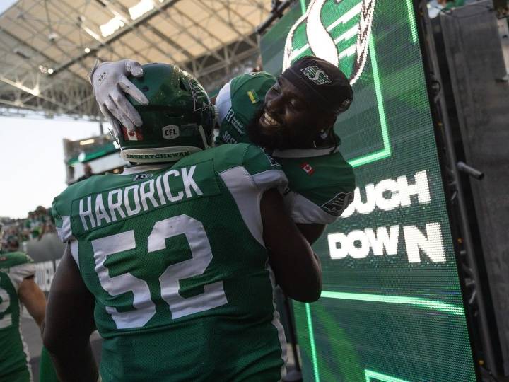 All you need is love, according to the CFL's Saskatchewan Roughriders