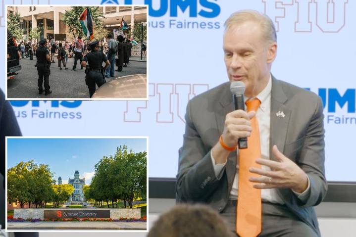 Prominent university chancellor says anti-Israel campus protests ‘were encouraged from Iran’