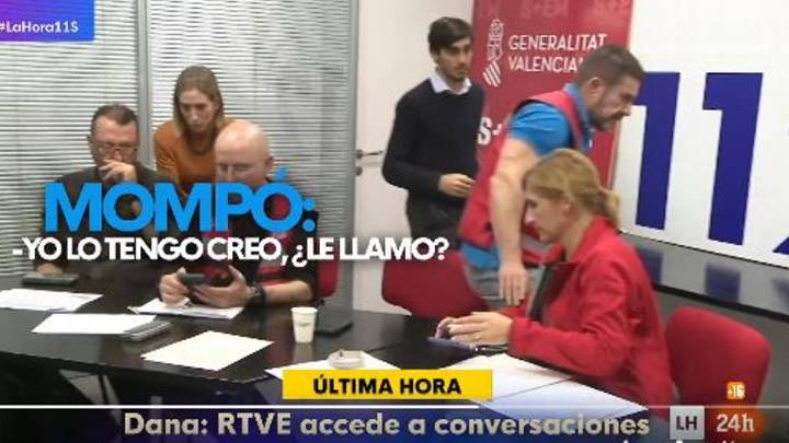 Un asesor de Pradas reclamó de forma urgente a las 16.40 horas la pieza de À Punt que informaba de las lluvias en Utiel, la Ribera y el Poyo