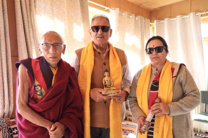 LG Meets Thiksey Rinpoche, Discusses Ladakh’s Development Roadmap