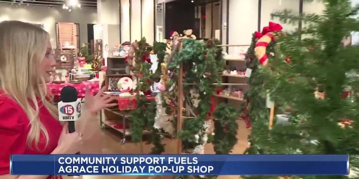 Holiday pop-up shop funds grief services for the community