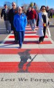Belleville repaints Lest We Forget Crosswalk to remember veterans