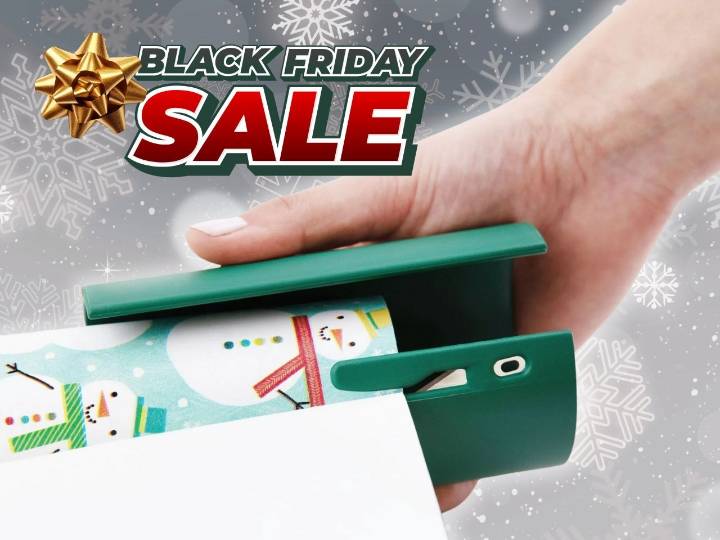 Amazon has the Little ELF Wrapping Paper Cutter on sale for its lowest price ever
