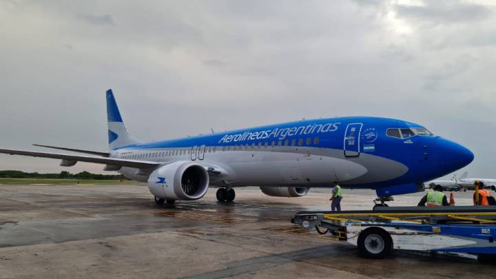 Aerolíneas Argentinas sumó un nuevo Boeing 737 MAX a su flota
