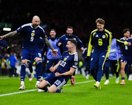 Scotland’s World Cup qualifying win celebrations equivalent to small earthquake