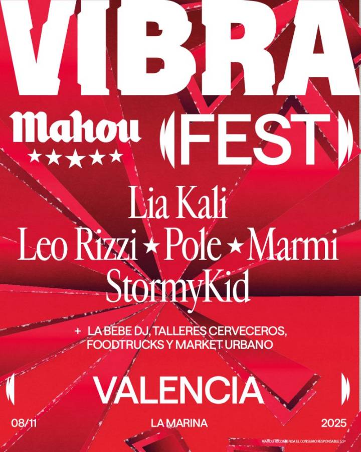 Lia Kali pondrá el broche final a su gira en el Vibra Mahou Fest de Valencia