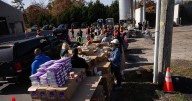 Cars line Route 9 for Atlantic County food distribution, even as state funds SNAP benefits