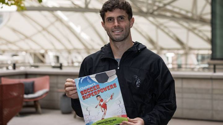 Pulisic trades pitch for pen in writing new children's book