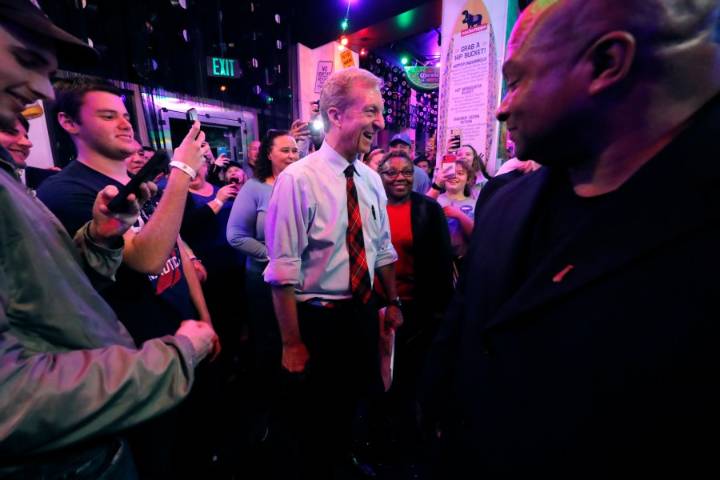 Billionaire activist enters race for California governor