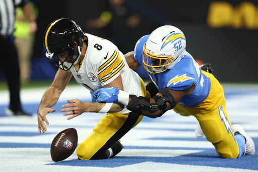 Chargers derrotan a Aaron Rodgers y Steelers 25