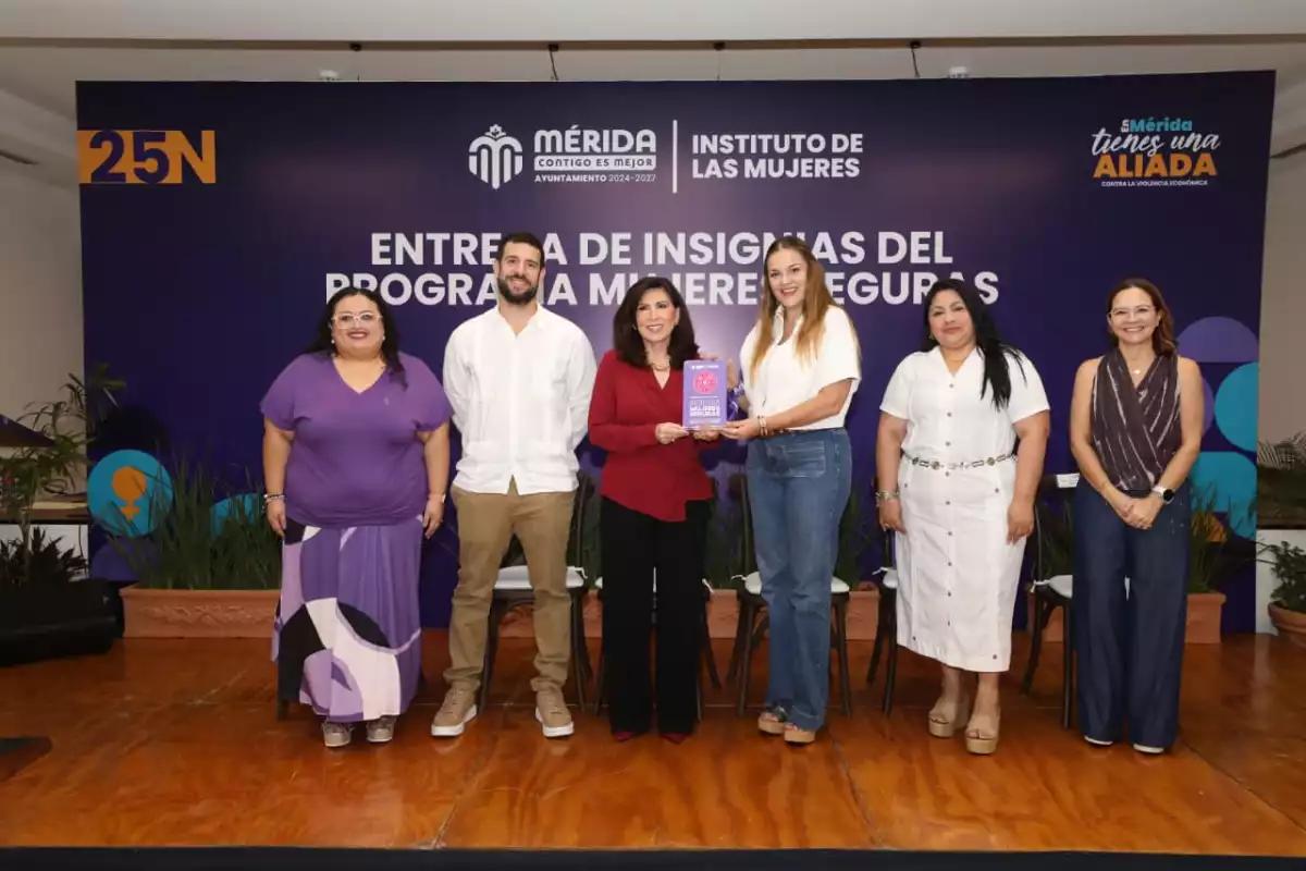 Mérida reconoce a 18 empresas como aliadas en la protección de las mujeres