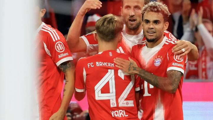 La jugadota de Luis Díaz que fue gol para Bayern Múnich; asistencia para Raphael Guerreiro