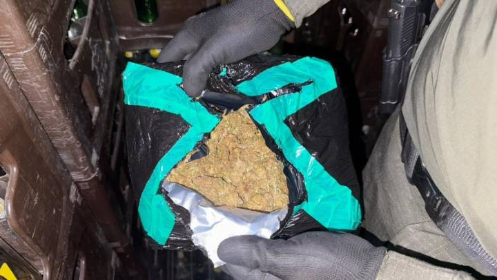 Tránsito y Transporte incauta 314 kilos de marihuana en la vía Bogotá