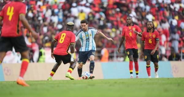 Goles de Lautaro Martínez y Messi le dieron el triunfo a Argentina ante Angola