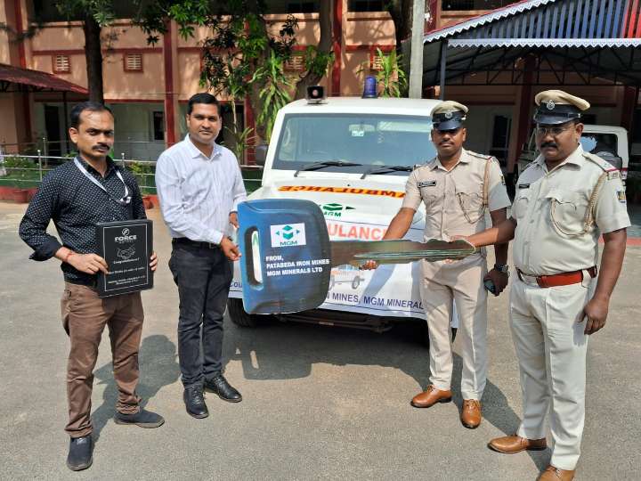 MGM Ambulance Boosts Rourkela Police