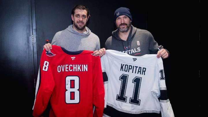 Kopitar, Ovechkin, swap jerseys after matchup