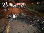 Un muerto y dos heridos por choque frontal de motocicletas