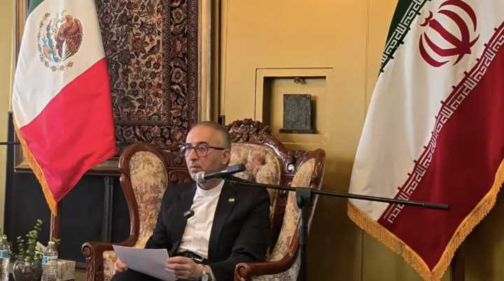 Embajador de Irán acusa a Israel de querer destruir la amistad con México