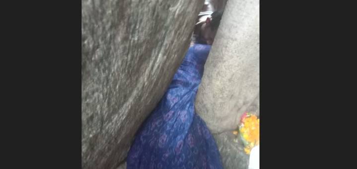 Woman trapped in age-old tunnel rescued after six