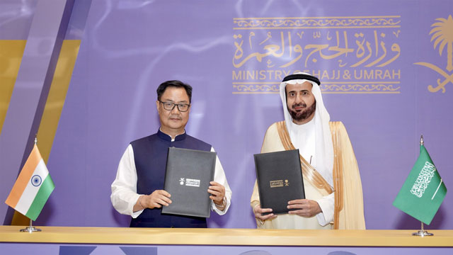 India secures Haj Quota of 1.75 lac for 2026: Rijiju signs Bilateral agreement in Jeddah