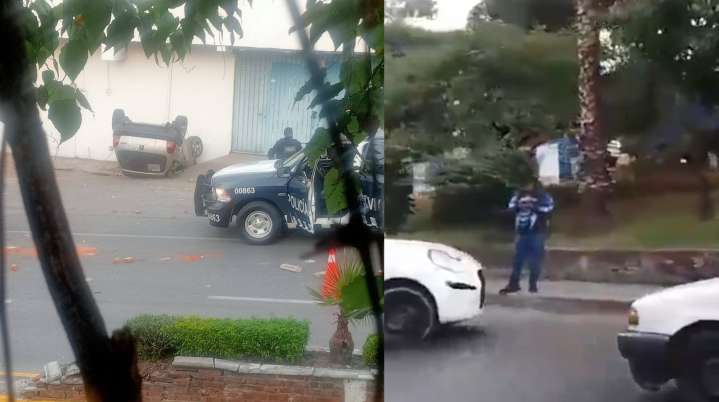 Mañana de accidentes en Morelos: tráfico, volcadura y semáforos sin funcionar