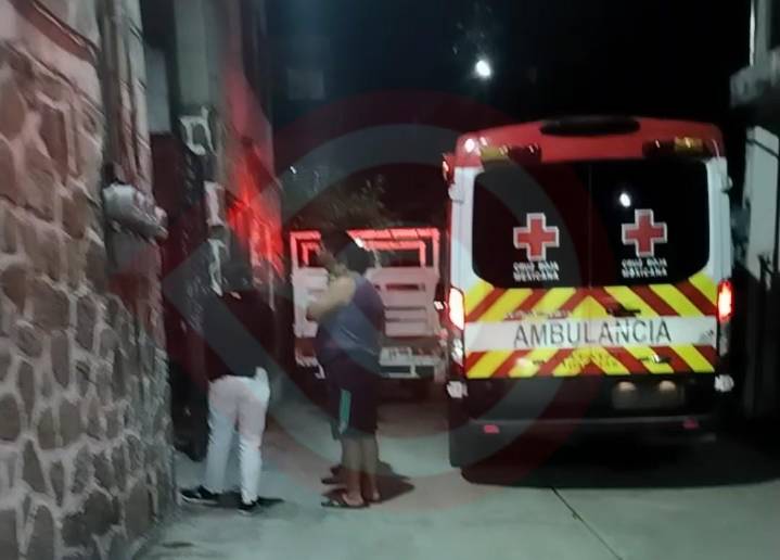 Herido en fuerte caída