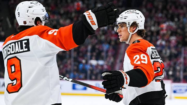 Flyers win wild one over Canadiens in shootout