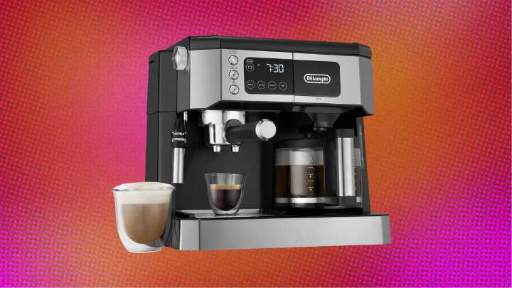 This De’Longhi Combination Coffee Maker Espresso Machine turns your kitchen into your favorite coffee shop (and it’s on sale)