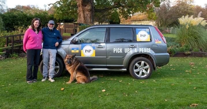 The 80-year-old Brit who drives into a war zone to deliver hope to Ukraine