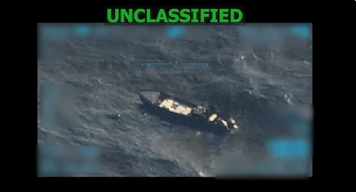 Estados Unidos hundió otra supuesta lancha narco: hubo tres muertos