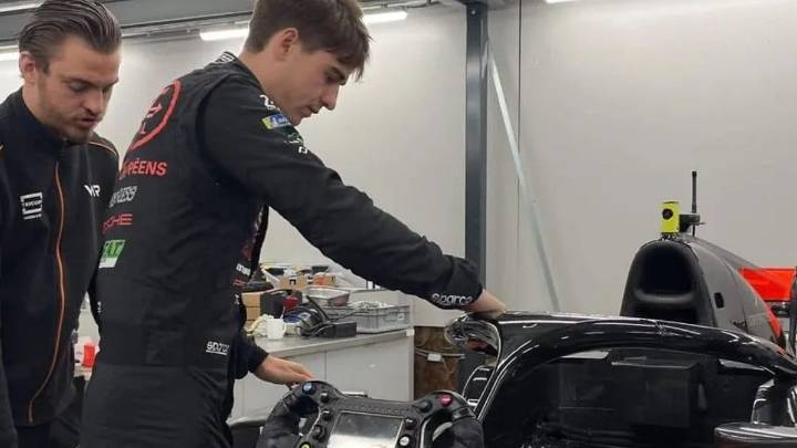 Nicolás Varrone visitó a su nuevo equipo de Fórmula 2