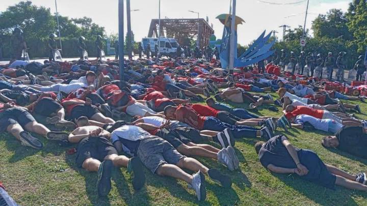 Independiente: detuvieron a Bebote Alvarez y otros 100 barras