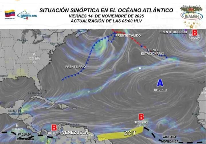 Inameh pronostica estabilidad atmosférica en gran parte del país