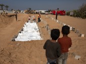 Photos: Gaza struggles to identify bodies returned under ceasefire deal
