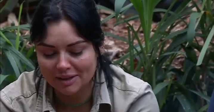 I'm A Celebrity star emotional as she tearfully shares her anxiety struggles