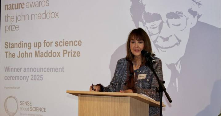 NSU alumna Virginia Burkett earns Maddox Prize for Standing Up for Science