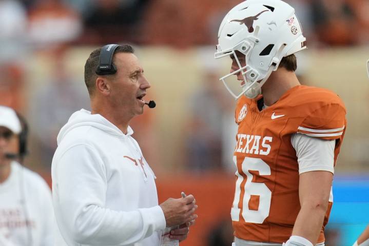 Where to watch Texas vs. Arkansas college football for free today