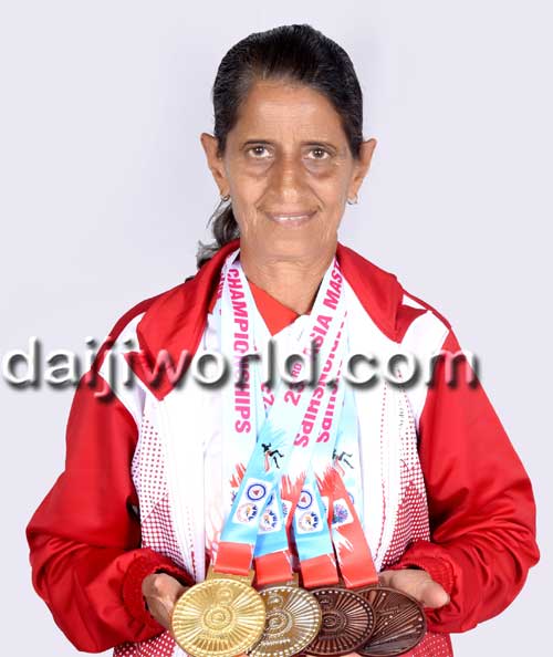 Bantwal's 'Golden Girl' Gladys Pais shines at Asian Masters Athletics Championship in Chennai