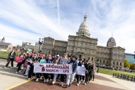 Pro-life march stretches nearly mile long as Michigan rally focuses on abortion alternatives