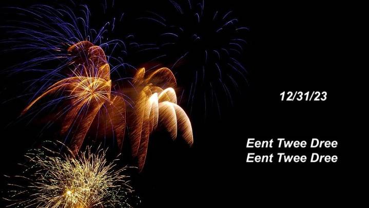 Mennonites Just Realized that the Last Day of 2023 Will be 'Eent Twee Dree Eent Twee Dree'