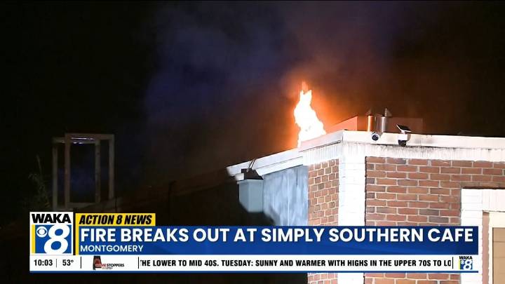 Fire breaks out at Montgomery restaurant